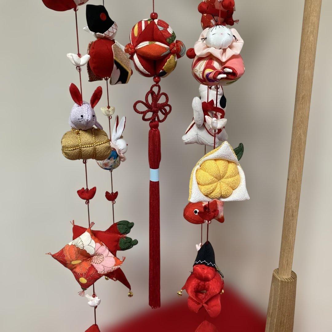624 吊るし雛　吊るし飾り　つるし雛　つるし飾り　さげもん　ハンドメイド