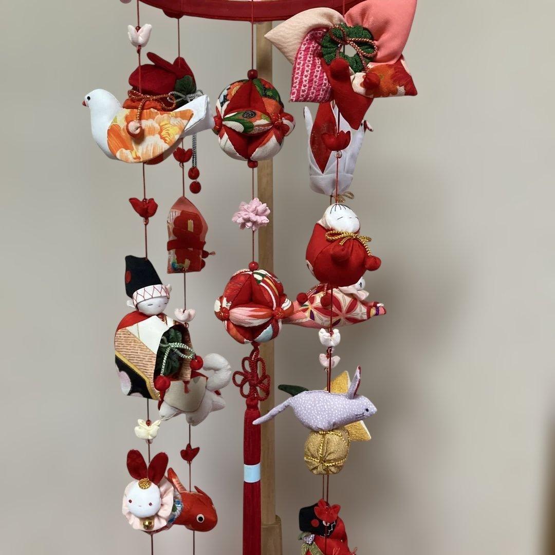 624 吊るし雛　吊るし飾り　つるし雛　つるし飾り　さげもん　ハンドメイド