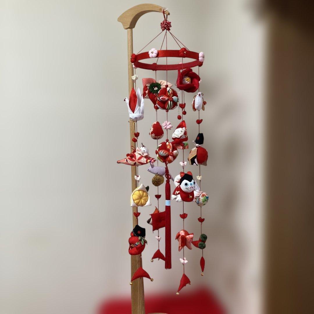 624 吊るし雛　吊るし飾り　つるし雛　つるし飾り　さげもん　ハンドメイド