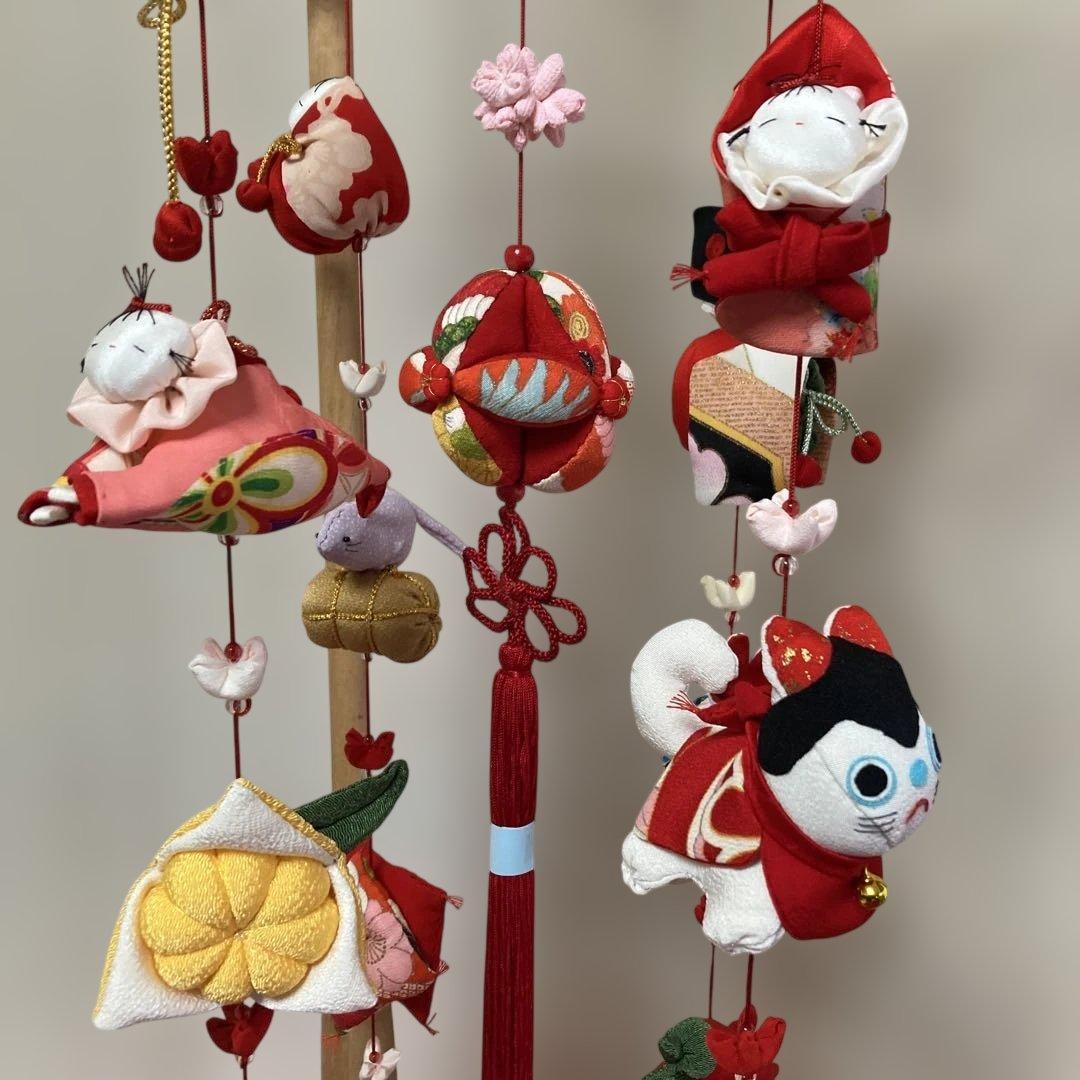 624 吊るし雛　吊るし飾り　つるし雛　つるし飾り　さげもん　ハンドメイド
