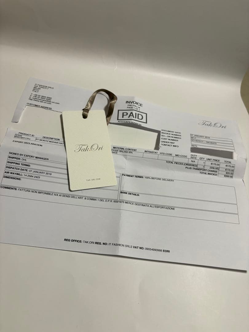 Tak.Ori タクオリ　ニット帽　BIGBANG G-DRAGON ジヨン着用