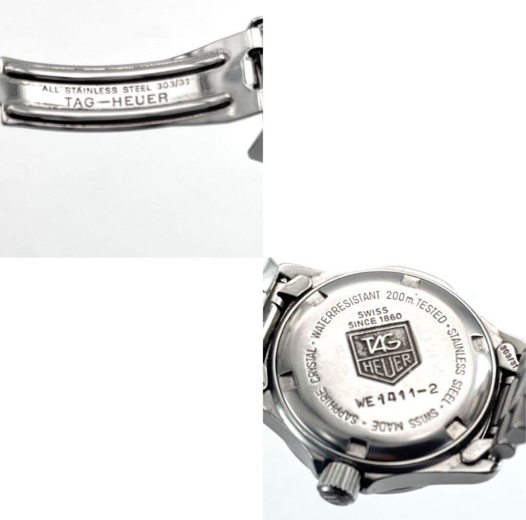 新品電池✨　美品　タグホイヤー　プロフェッショナル　グレー文字盤　WE1411