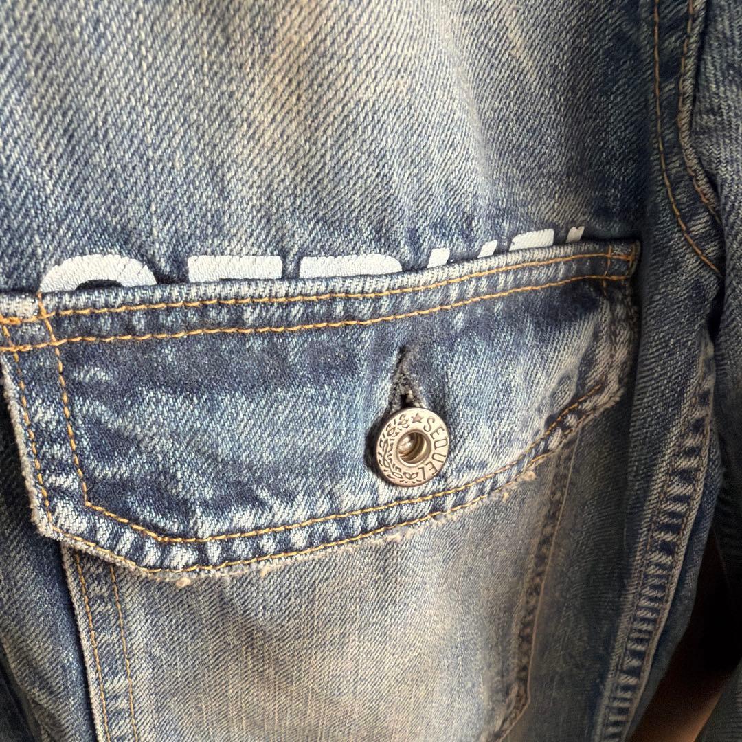 Mickey 　SEQUEL×fragmentファーストデニムジャケット