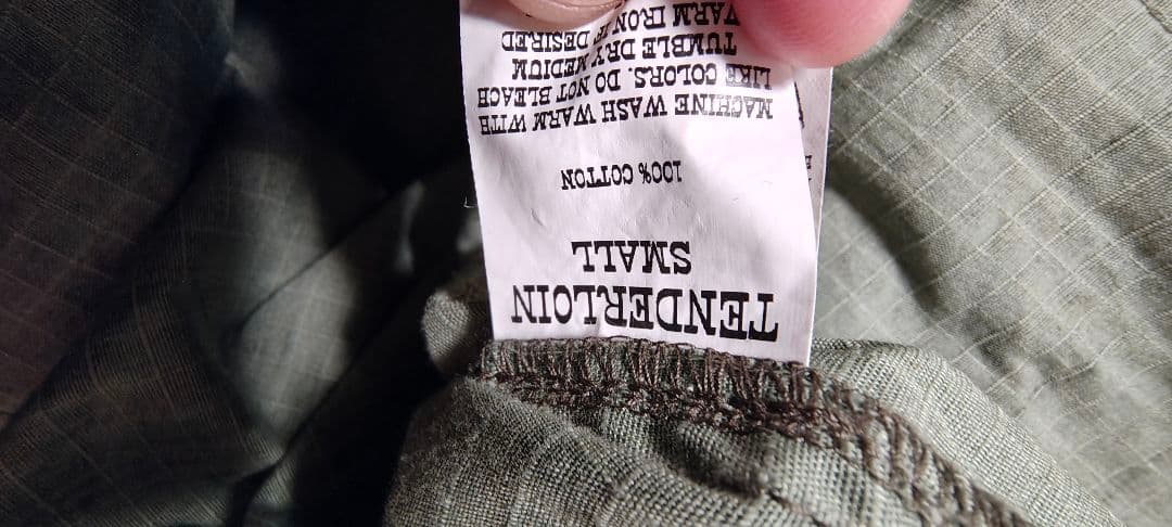 ジャケット・アウター TENDERLOIN MOCK BDU RIP STOP JKT CAMO