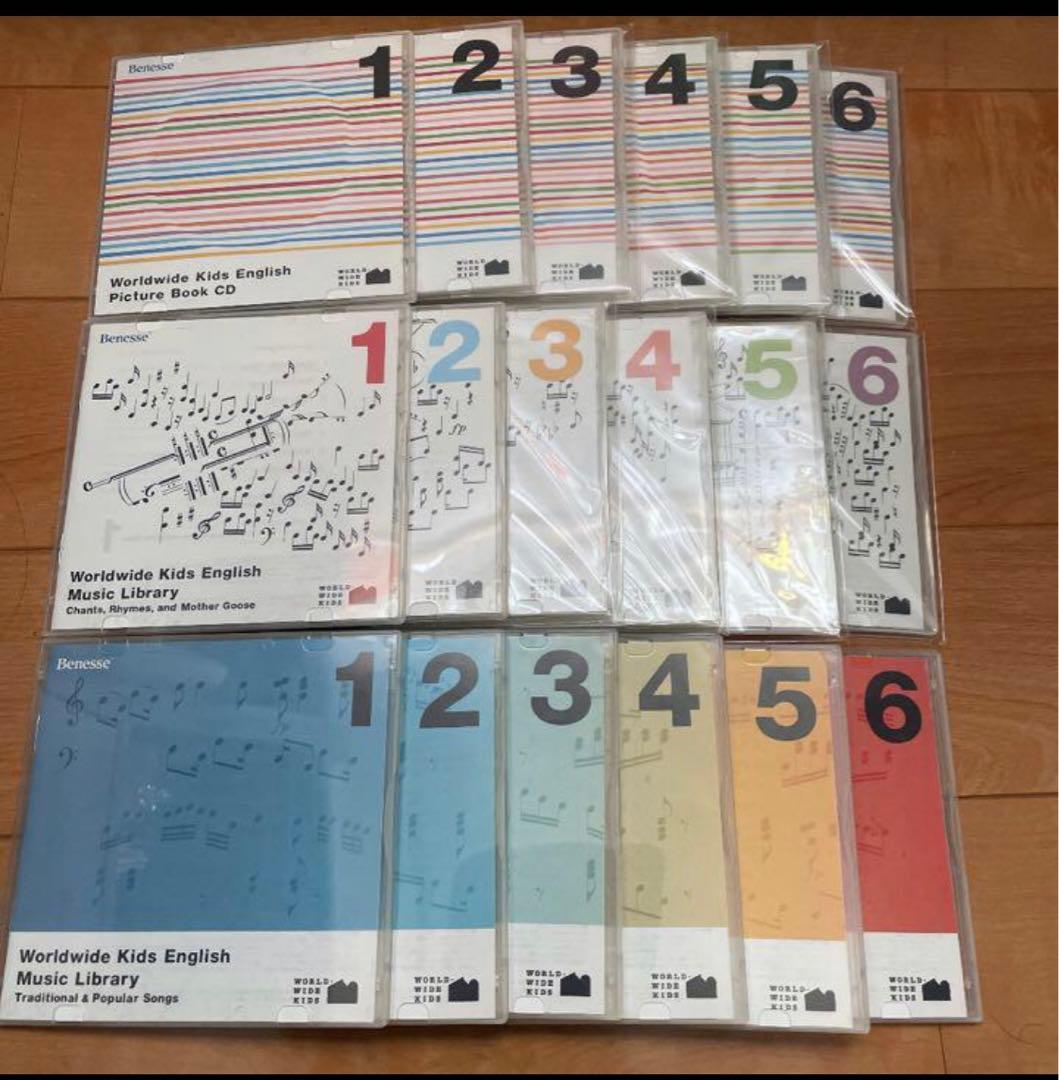 ベネッセ　ワールドワイドキッズ　WWK DVD CD-ROM CDフルセット