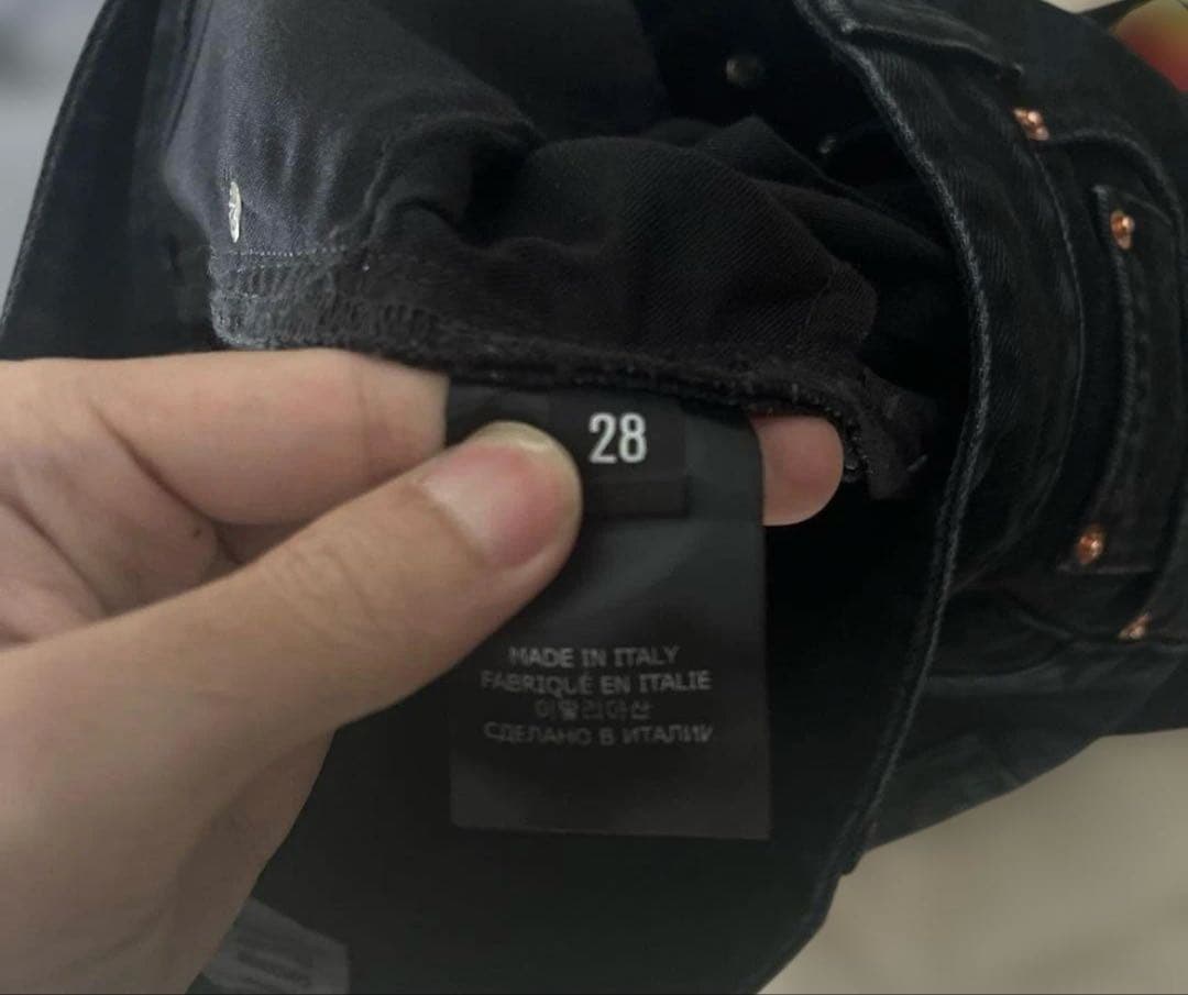 VETEMENTS Fire Big Shape Jeans ファイヤー