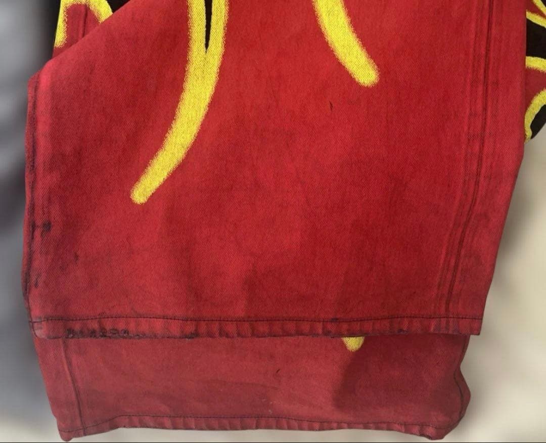 VETEMENTS Fire Big Shape Jeans ファイヤー