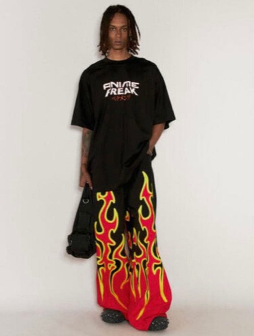 VETEMENTS Fire Big Shape Jeans ファイヤー