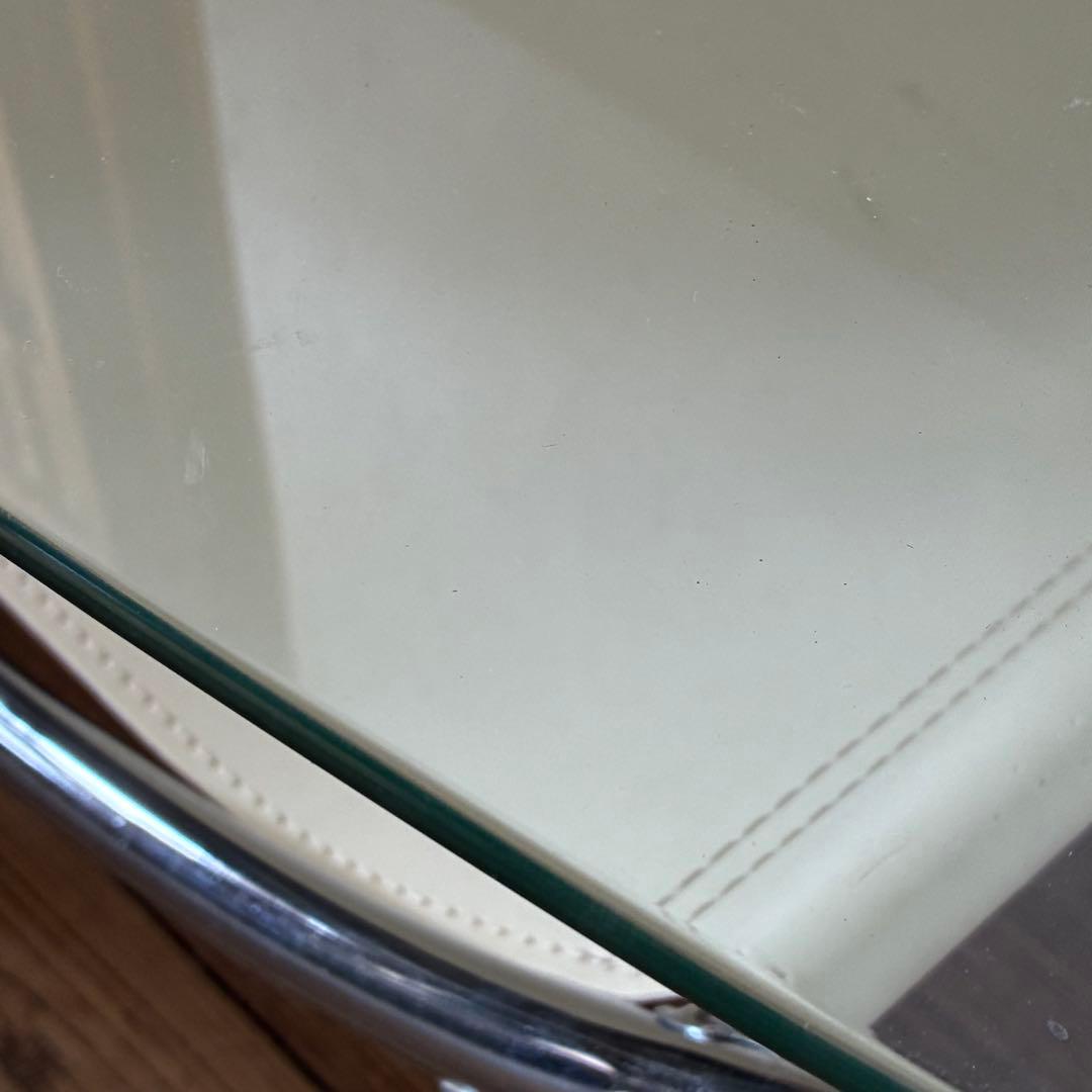 ミッドセンチュリー ガラスセンターテーブル