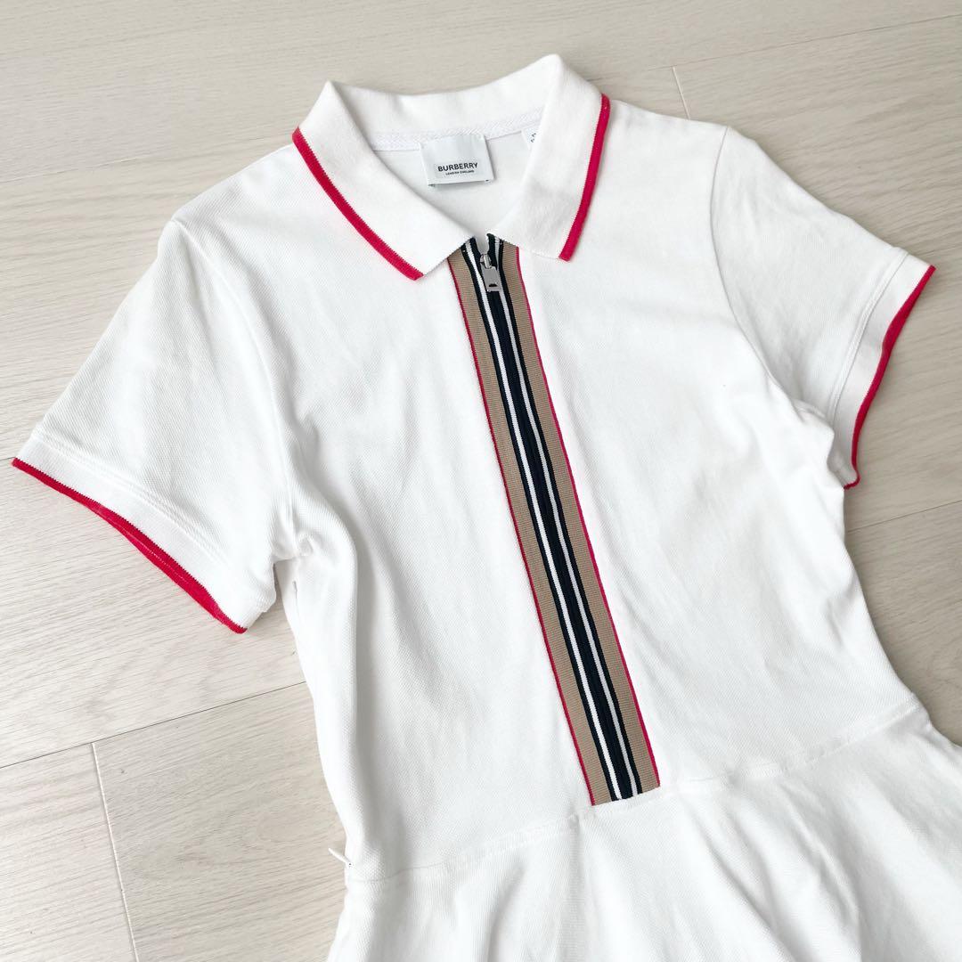 現行タグ バーバリーチルドレンBURBERRY ポロワンピース 12y 152