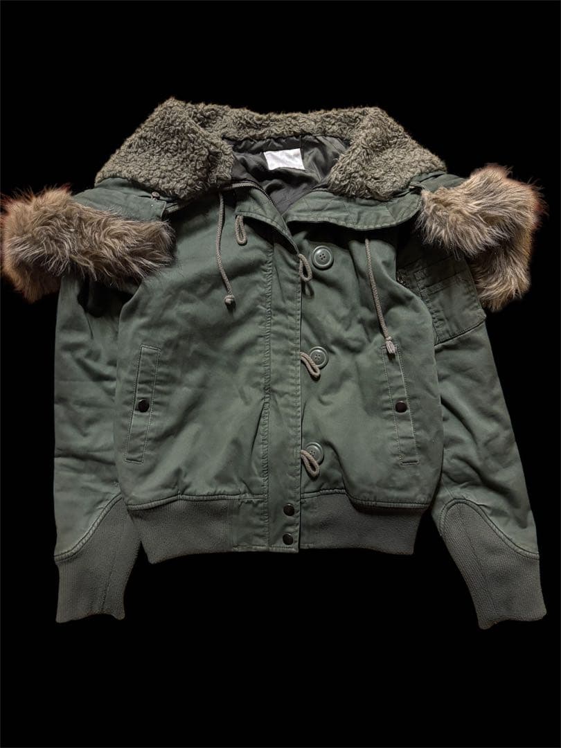 00s archive n2b ma1 ファー付き 短丈 ジャケット