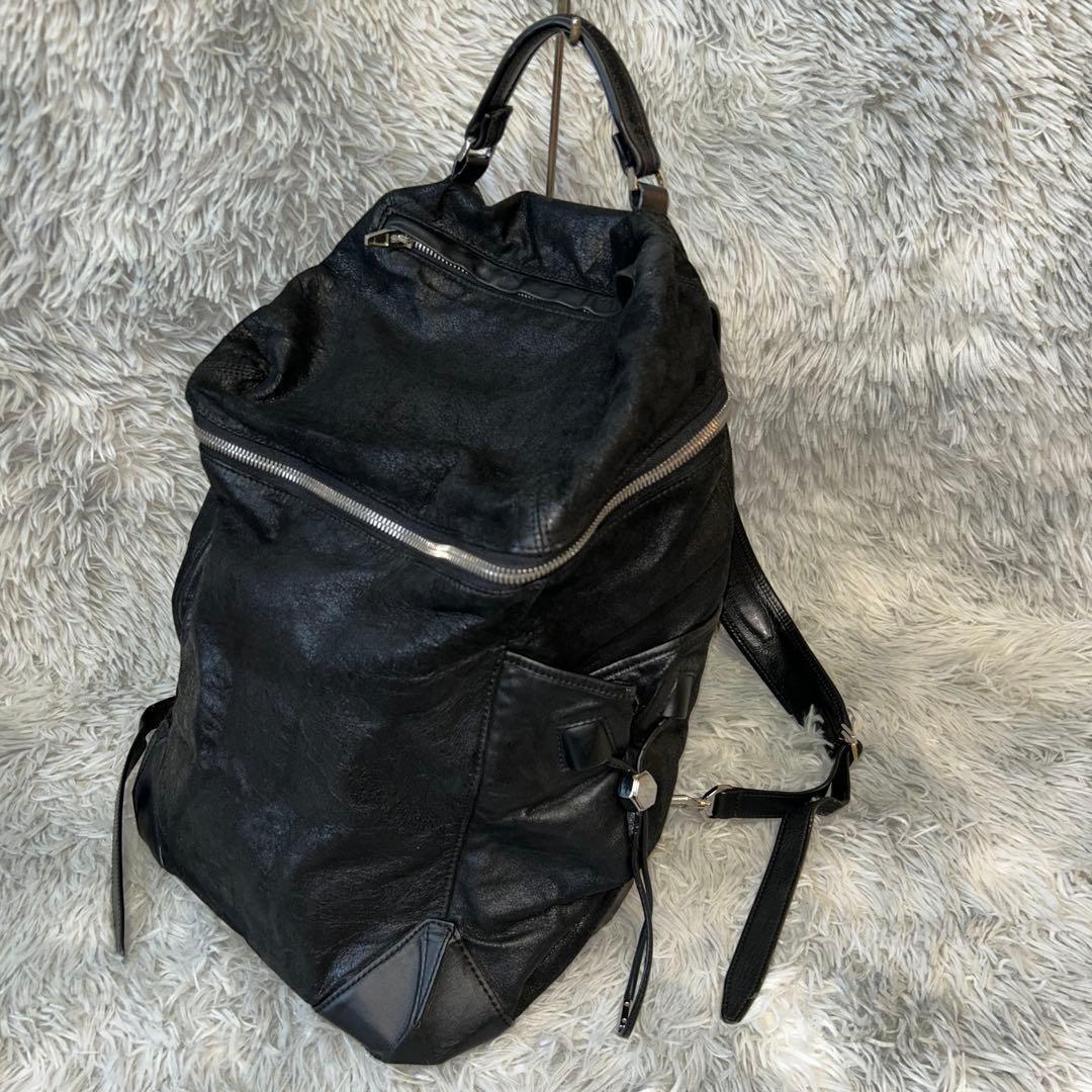 ALEXANDER WANG オールレザーリュック 本革 バックパック