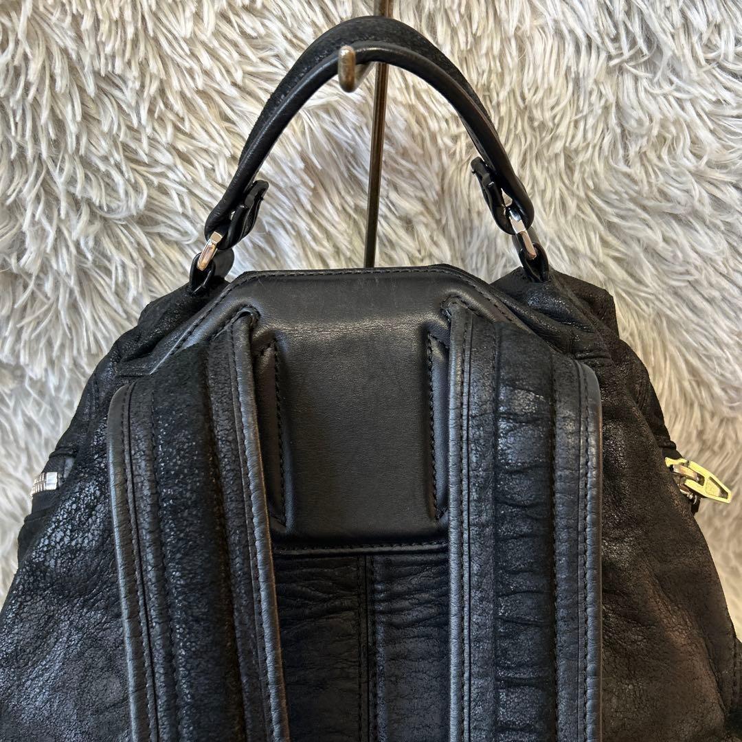 ALEXANDER WANG オールレザーリュック 本革 バックパック