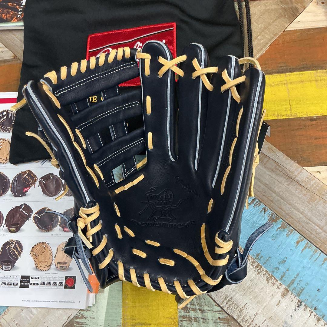 ローリングスHOHプレミアム硬式外野手グローブ　湯もみ型付けサービス