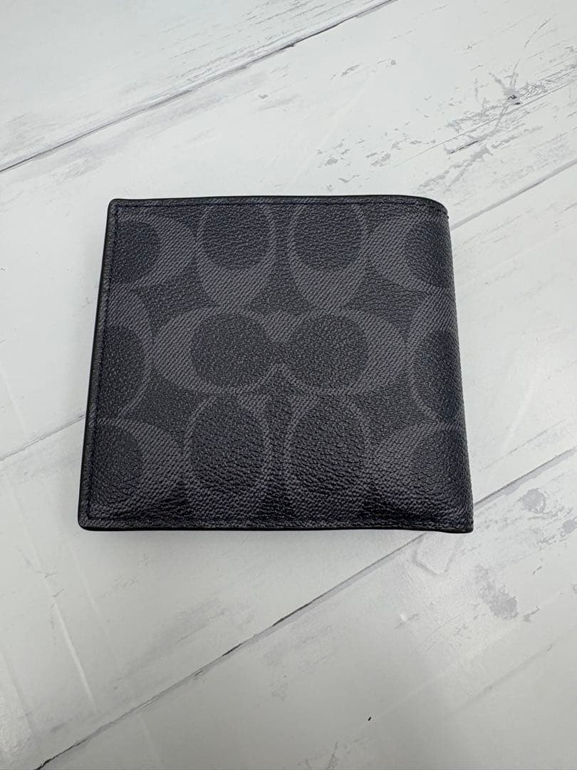 美品✴︎coach コーチ　メンズ　財布　二つ折り財布