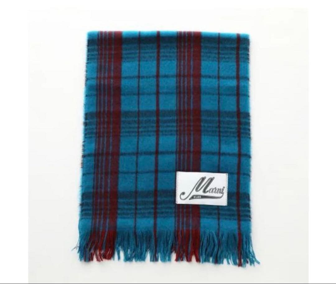 【専用】Marni チェック柄ウールマフラー