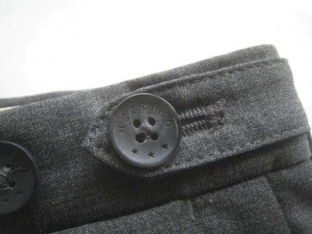イタリア製 METRICO 5ポケット ウールスラックス パンツ 44 S