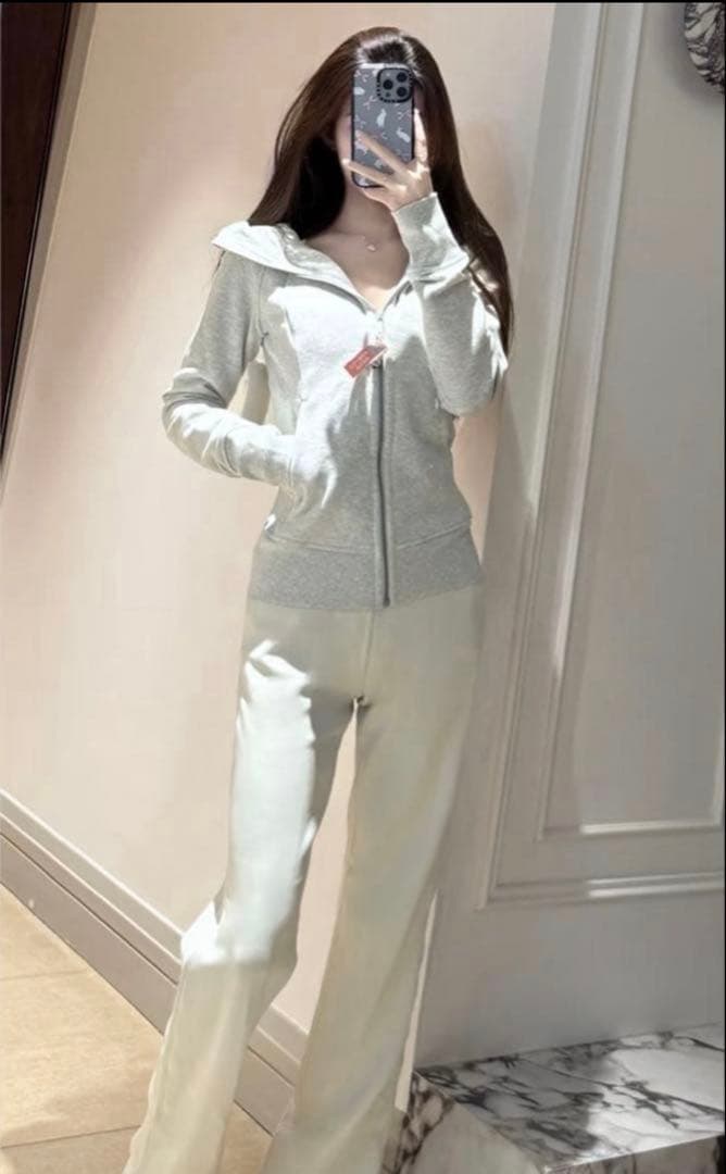 lululemon scuba フルジップフーディー パーカー グレー S