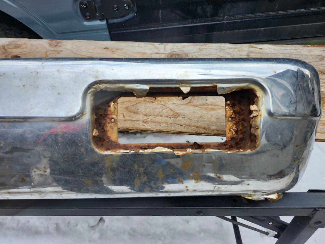 も*ず様 激レア❗スズキ SUZUKI ジムニー JA11 純正メッキバンバー