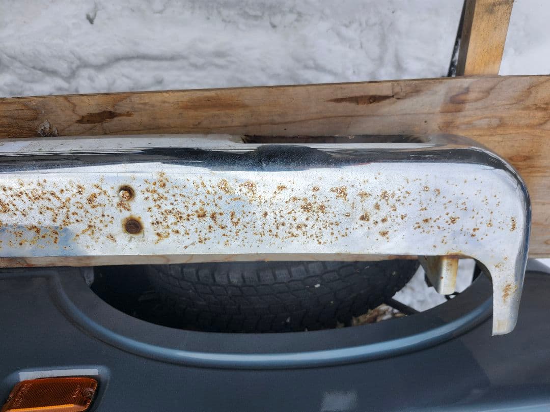 も*ず様 激レア❗スズキ SUZUKI ジムニー JA11 純正メッキバンバー