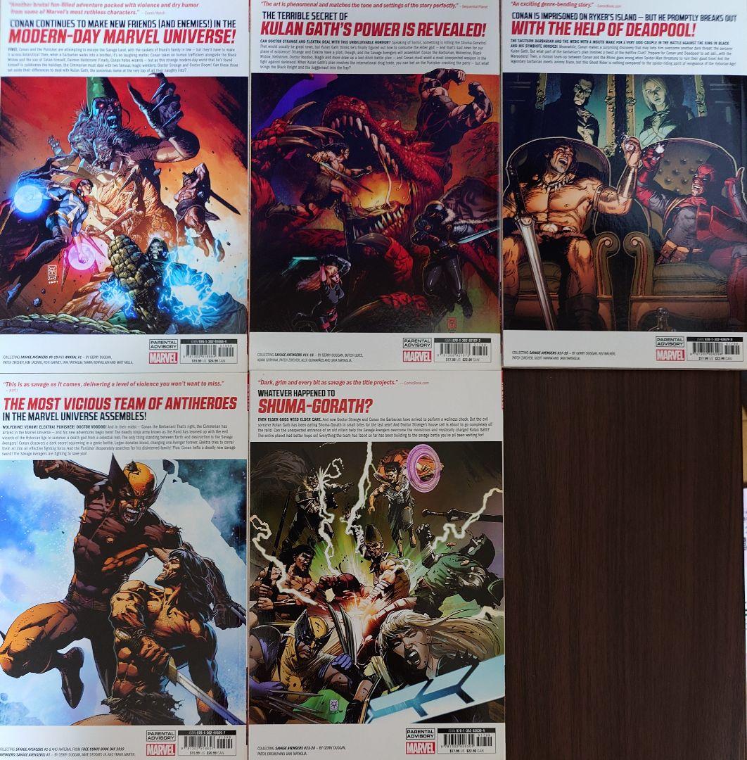 アメコミ　marvel　サヴェッジ　アベンジャーズ　全5巻セット　ウルヴァリン