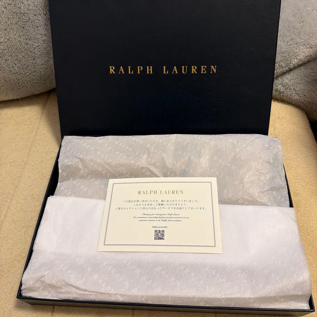 Ralph Lauren リバーシブル ウールブレンド マフラー