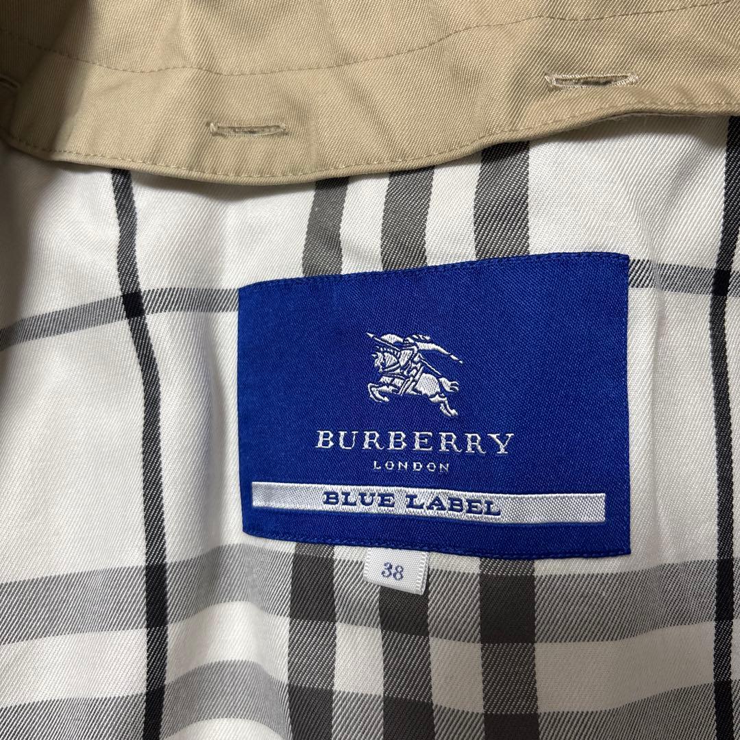【美品】バーバリートレンチコート　ライナー付き/38 ノバチェック