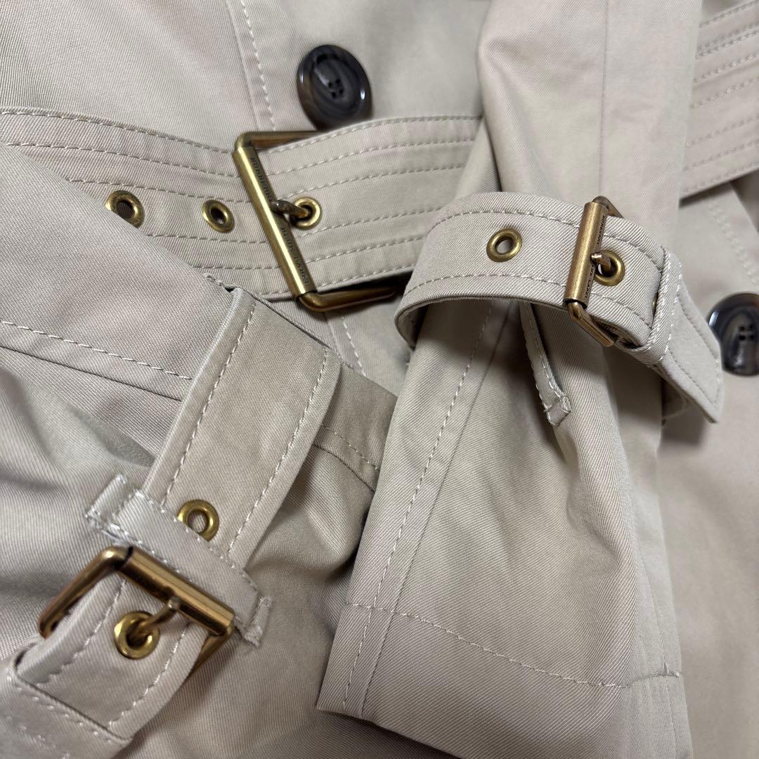 【美品】バーバリートレンチコート　ライナー付き/38 ノバチェック