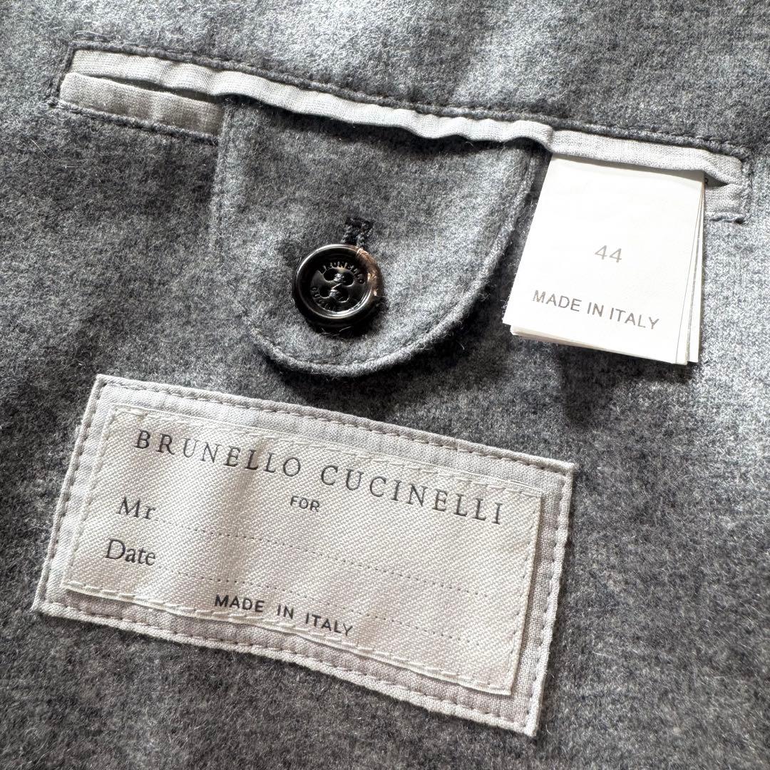 R05★美品★極上カシミヤ100% ジャージージャケット ブルネロクチネリ