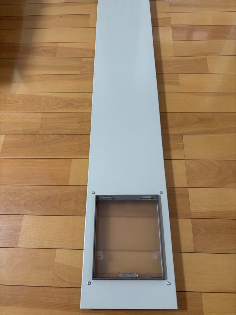 猫用ドア 透明扉付き　サッシはめ込み式