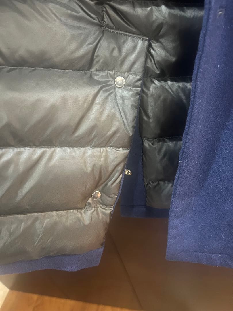 【極美品】ケープハイツ ダウンチェスターコート ネイビー S（M〜L相当）