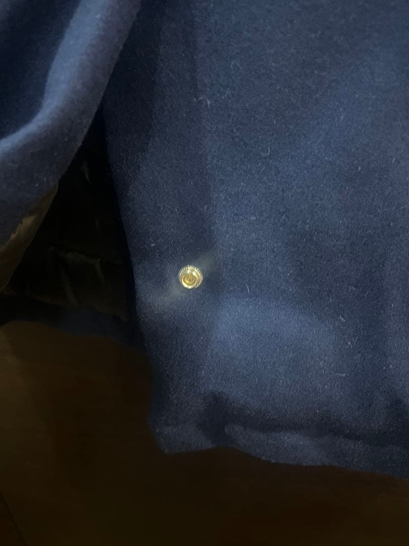 【極美品】ケープハイツ ダウンチェスターコート ネイビー S（M〜L相当）