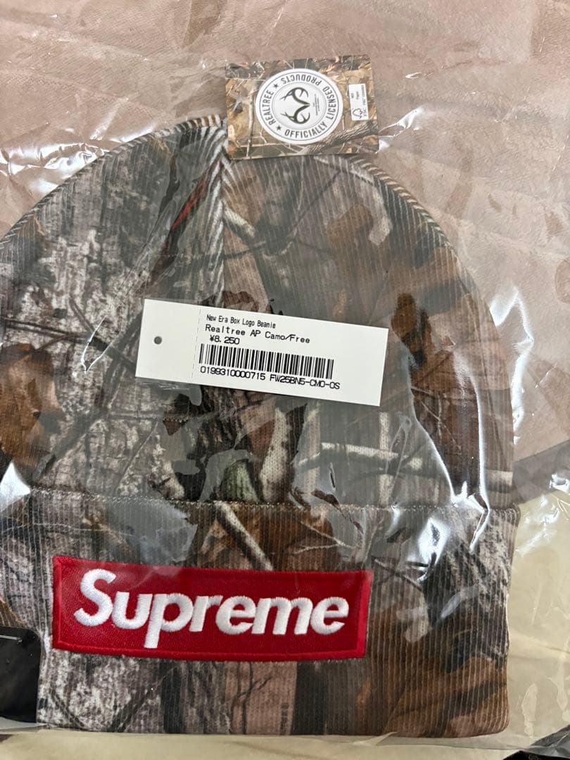 新品！Supreme×New Era Box Logoリアルツリーカモビーニー