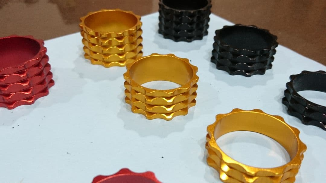 星形コラムスペーサー　各色　20mm 15mm 10mm 5mm