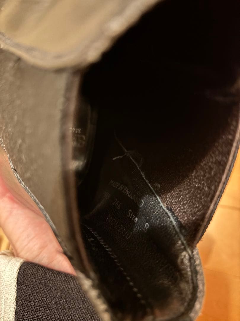 COMOLI × Sanders サイドゴアブーツ