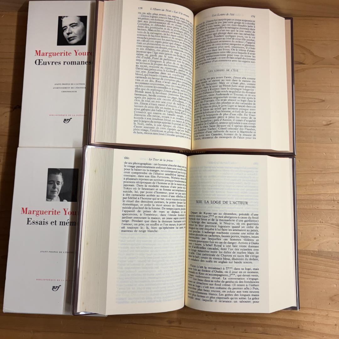 仏 ガリマール社 プレイヤード叢書 マルグリット・ユルスナール ２冊セット