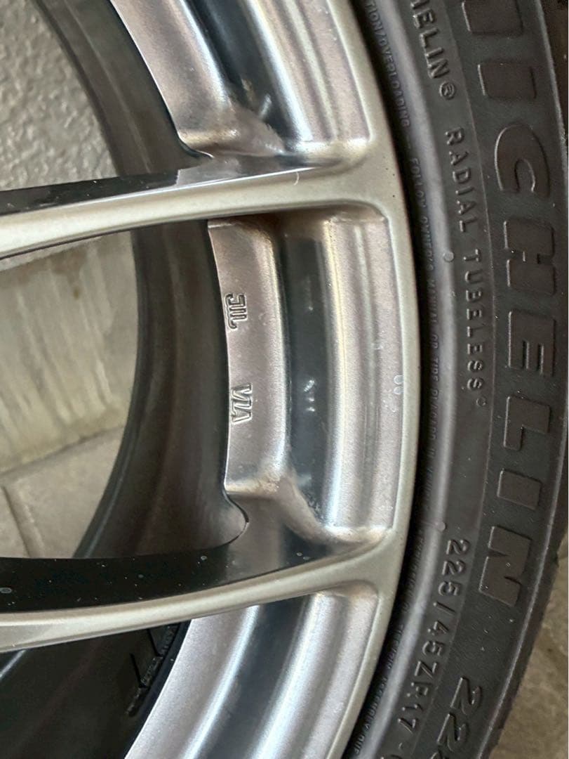 【じむにん】BBS RF506 17インチホイールセット　人気カラーDB