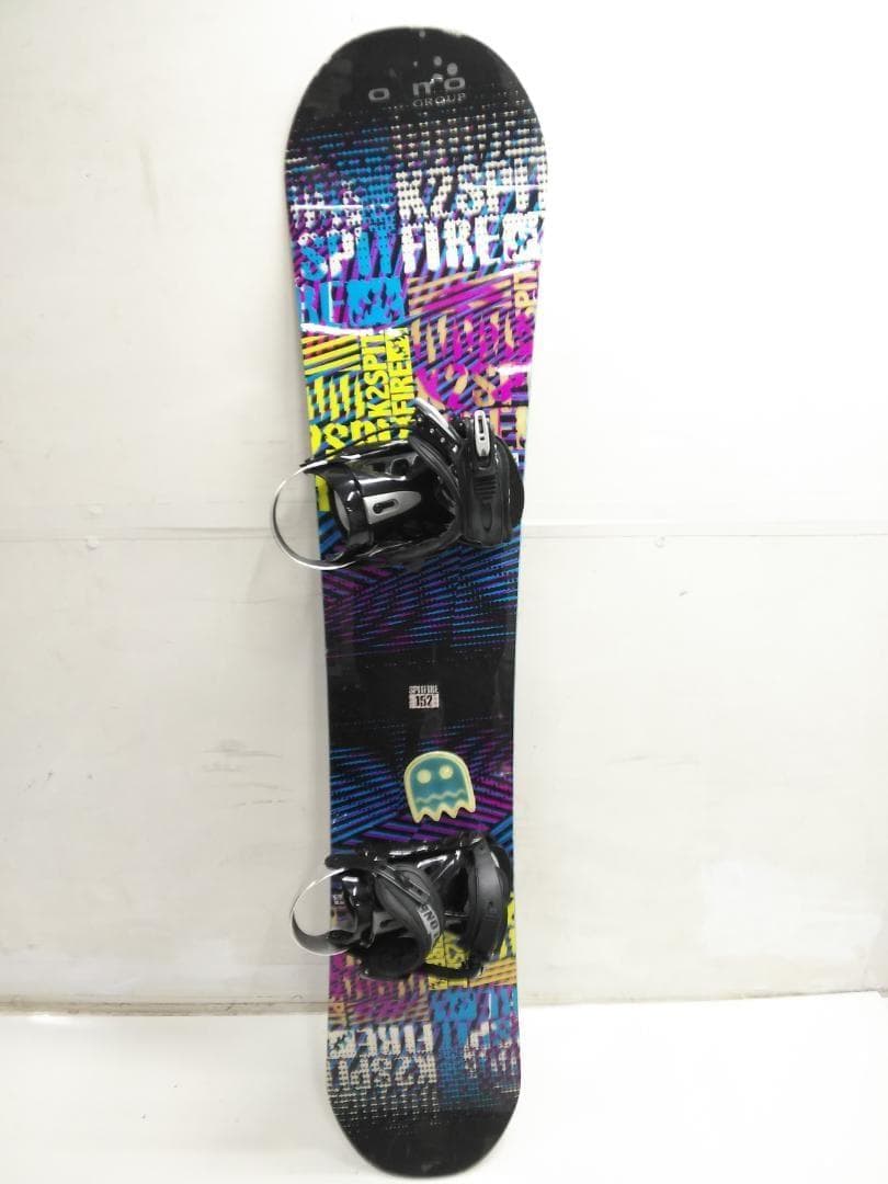 K2 SPITFIRE 152 ビンXLサイズ メンズ スノーボード3点セット