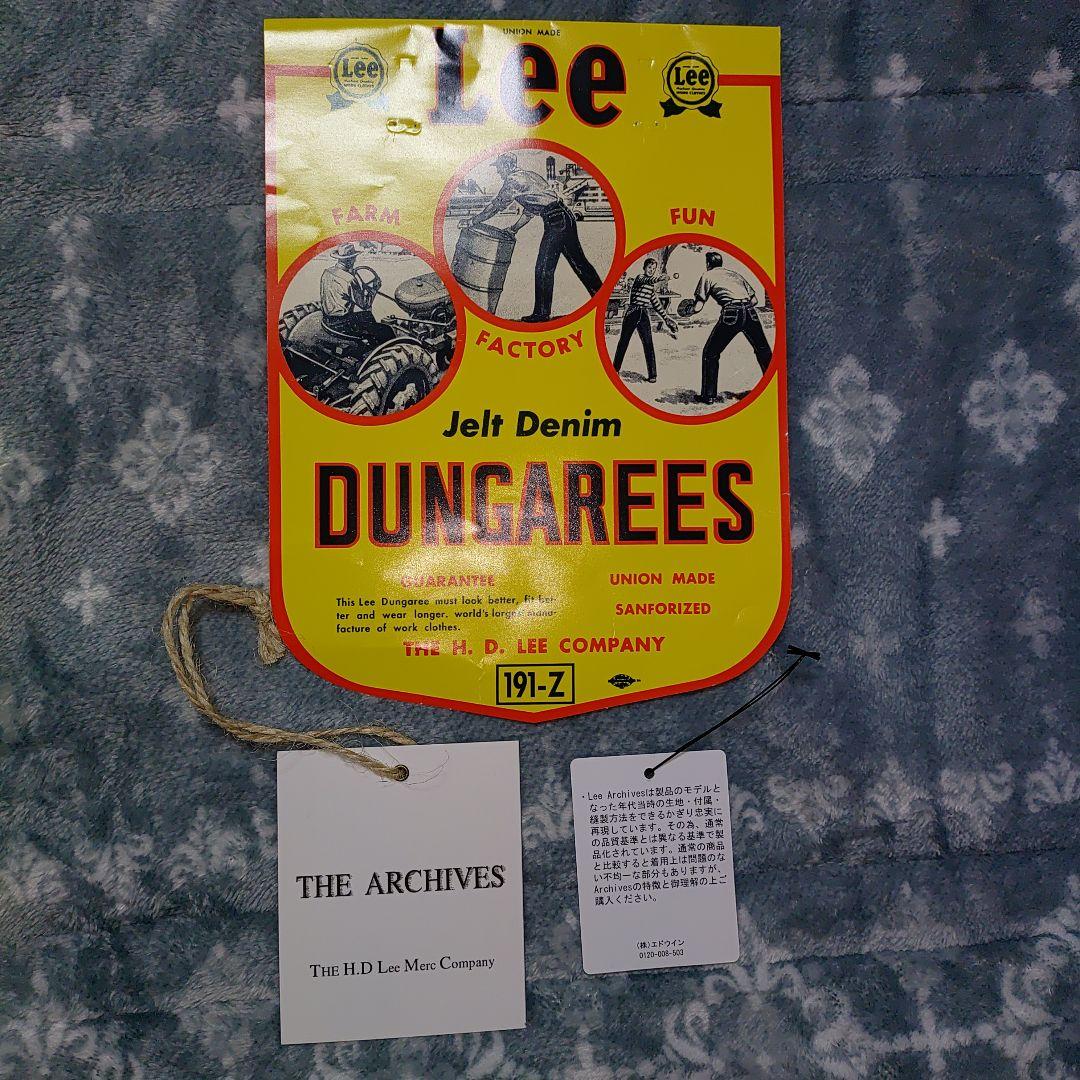 LEEアーカイブ LM6191 1950'S 191-Z ペインターパンツW36
