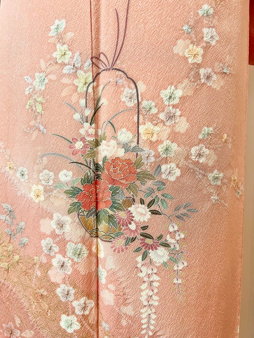 美品　絞り　正絹訪問着　フルセット4点　入学式　七五三　お宮参り　結婚式