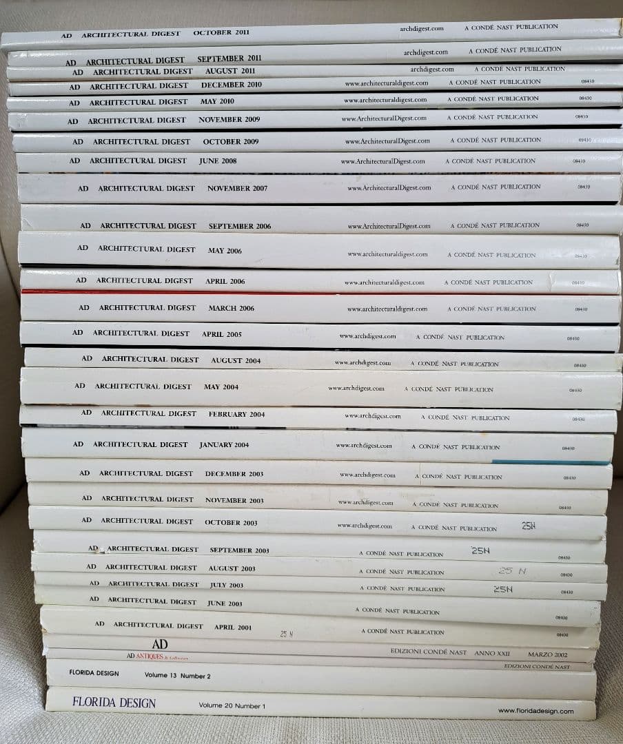 洋雑誌 AD ARCHITECTURAL DIGEST等 30冊セット①