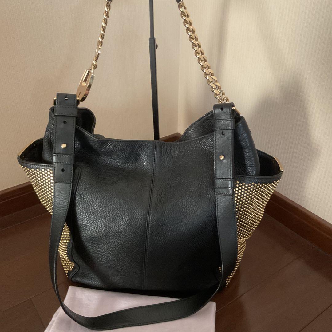 mari 　　ジミーチュウ　2way ショルダー バッグ　肩掛け　スタッズ