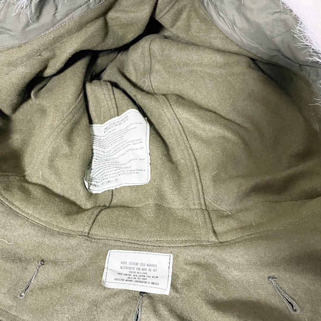 アメリカ軍 U.S.ARMY M65 フィッシュテールパーカー フード デッド