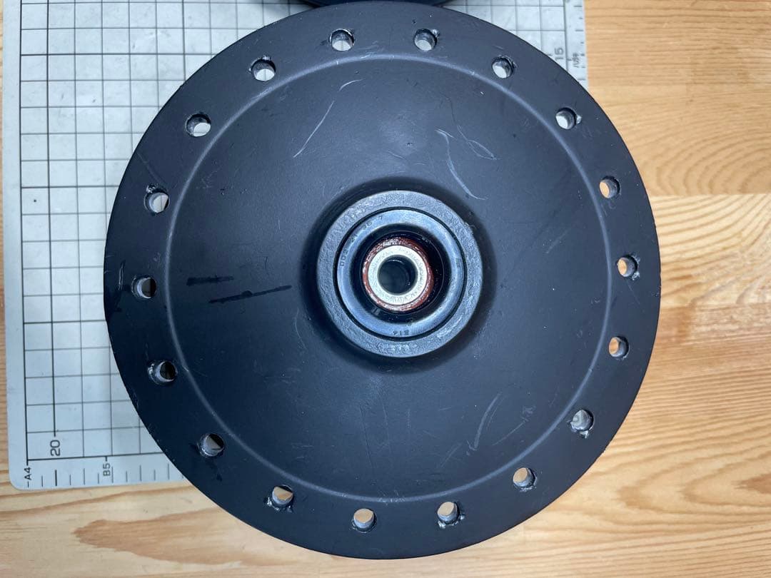 カブ　c50 ホイールハブ　スポーク穴拡張品　ブレーキパネルセット GO