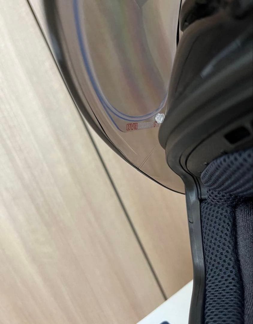 SHOEI Z-7 艶あり黒 Ｌサイズ ゴールド・シルバーミラー付き