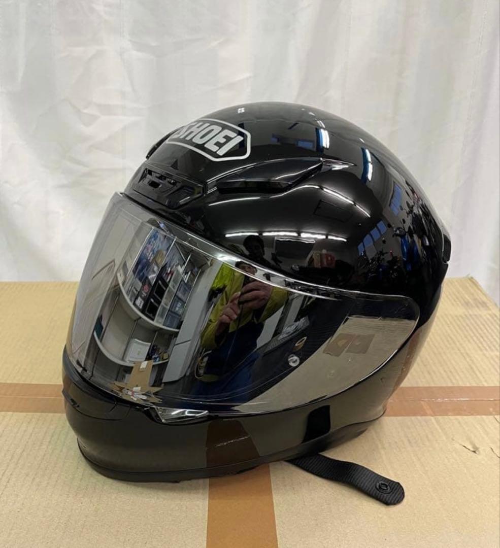 SHOEI Z-7 艶あり黒 Ｌサイズ ゴールド・シルバーミラー付き