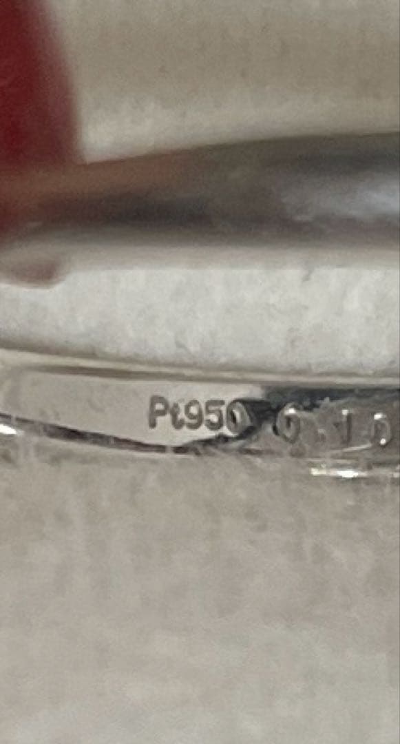 ハンドメイドブランド　CRAFY プラチナリング ダイヤモンド　22日迄お値下げ