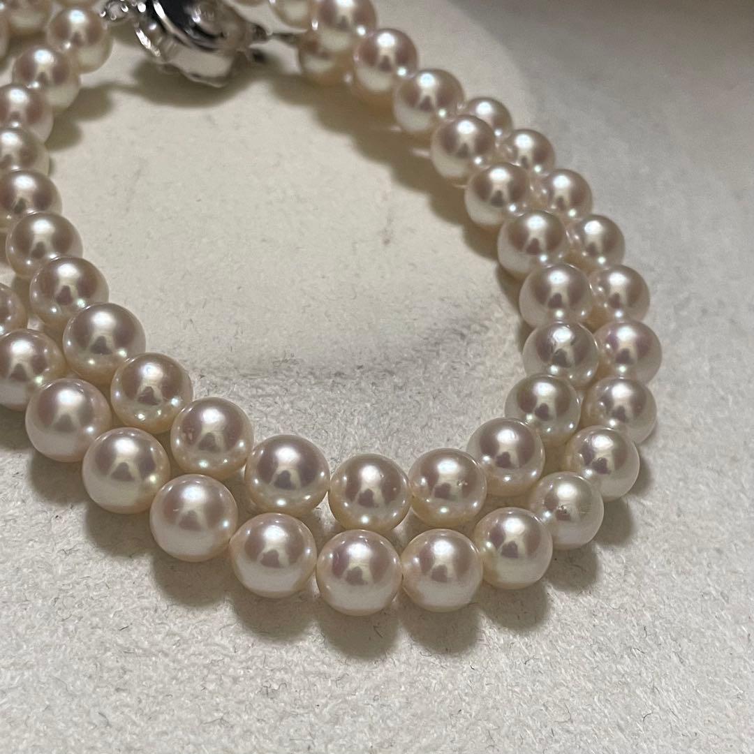 【テリ強✨極美品】 あこや真珠 ネックレス 7.0-7.5 アコヤパール 本真珠