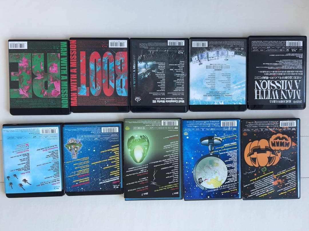 MAN WITH A MISSION DVD&Blu-ray セット 狼大全集等