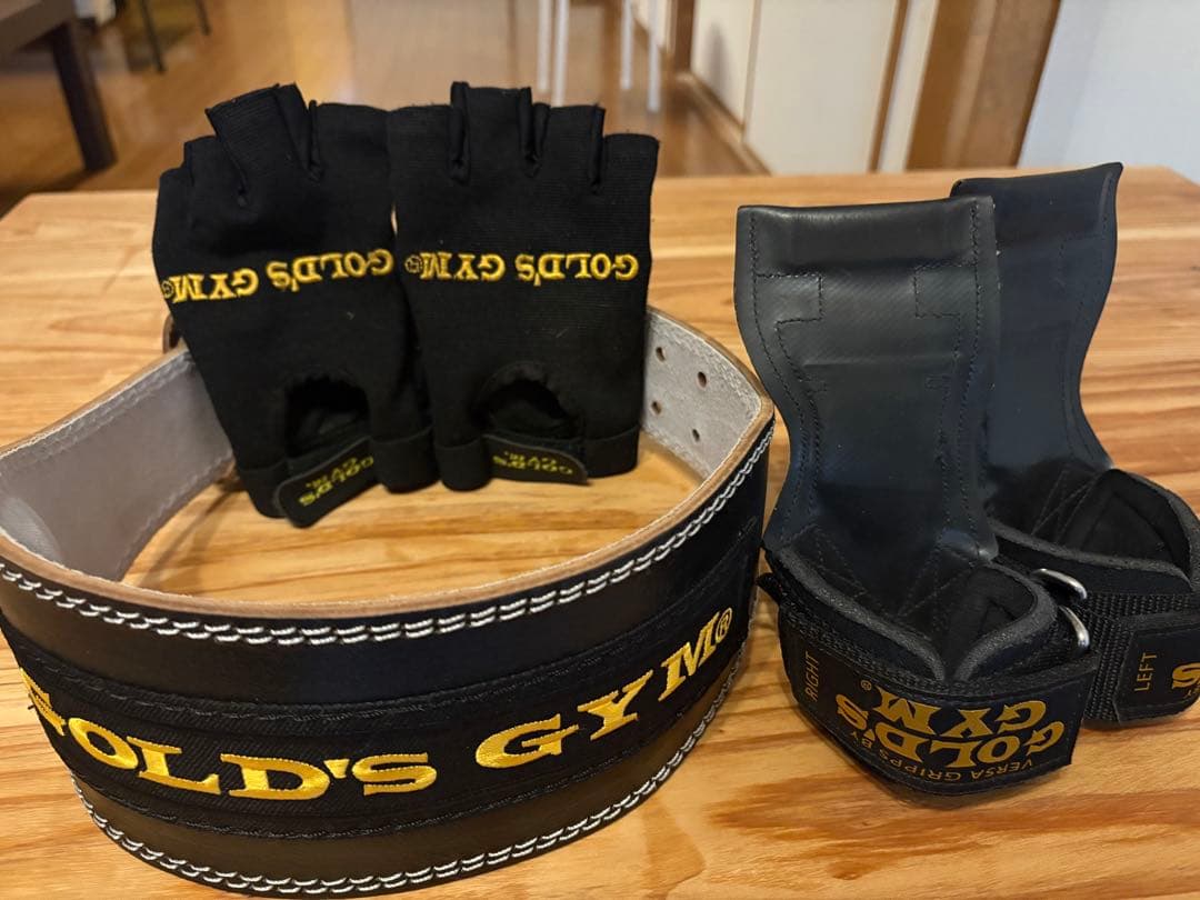 GOLD'S GYM トレーニングギア3点セット